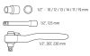 NEO TOOLS Dugókulcskészlet, 1/2", 1000V, szigetelt 8db