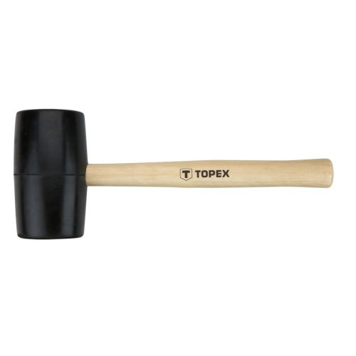 TOPEX Gumikalapács 63mm 680g, keményfa nyél