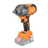 NEO TOOLS Akkus szénkefementes ütvecsavarozó, 1/2" (négyszög) Energy+, 18V, 850Nm, akku nélkül