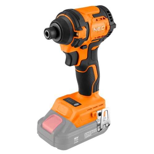 NEO TOOLS Akkus szénkefementes ütvecsavarozó 1/4"(hatszög), Energy+, 18V, Kompakt méret, 300NM, akku nélkül!