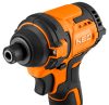 NEO TOOLS Akkus szénkefementes ütvecsavarozó 1/4"(hatszög), Energy+, 18V, Kompakt méret, 300NM, akku nélkül!