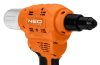 NEO TOOLS Akkus popszegecshúzó, Energy+, 18V, szegecsátmérő 2,4-6-4mm, húzóerő 12000 N