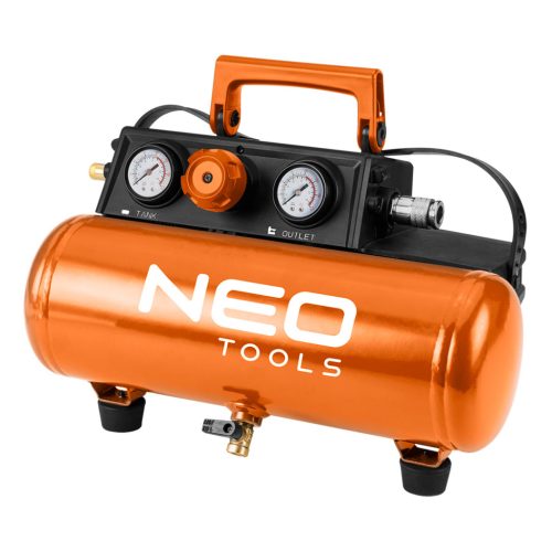 NEO TOOLS Akkus kompresszor Energy+, 18V, 8bar/3.8L