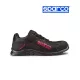 Sparco Practice S1P 40 munkavédelmi cipő fekete-piros