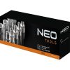 NEO TOOLS Torxkulcs készlet 9db, 1/2", E10 - E25