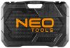 NEO TOOLS Dugókulcskészlet + szerszámkészlet 1/4", 3/8", 1/2", 233db