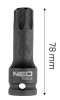 NEO TOOLS Torziós bit ütvecsavarozókhoz 1/2" T80