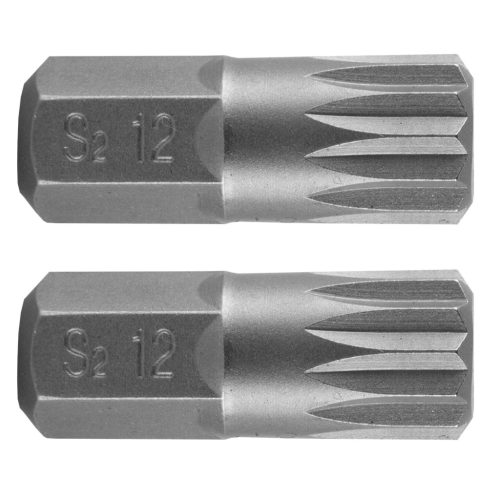 NEO TOOLS Spline bit, 3/8", M12x30mm, S2, 2db