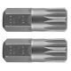 NEO TOOLS Spline bit, 3/8", M12x30mm, S2, 2db