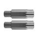 NEO TOOLS Torx bit, 3/8", T100x75mm, CRV, 2db