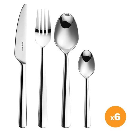 Fiskars Functional Form Evőeszköz készlet, 24db-os, fényes