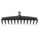 Solid műanyag általánosgereblye-fej