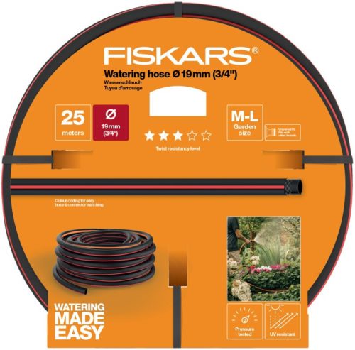 Fiskars Locsolótömlő, 19 mm (3/4'), 25 m Q3