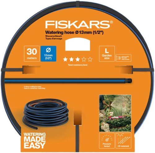 Fiskars Locsolótömlő, 13 mm (1/2'), 30 m Q3