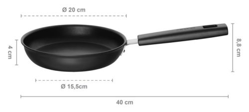 Fiskars Hard Face serpenyő 20 cm (csak rendelésre)