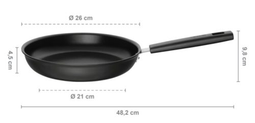 Fiskars Hard Face serpenyő 26cm (csak rendelésre)