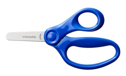 Fiskars Tompa hegyű gyermekolló, 13 cm kék