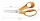 Fiskars Classic konyhai olló (18 cm) ÚJ