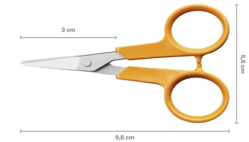 Fiskars Classic körömvágó olló, egyenes (10 cm) ÚJ