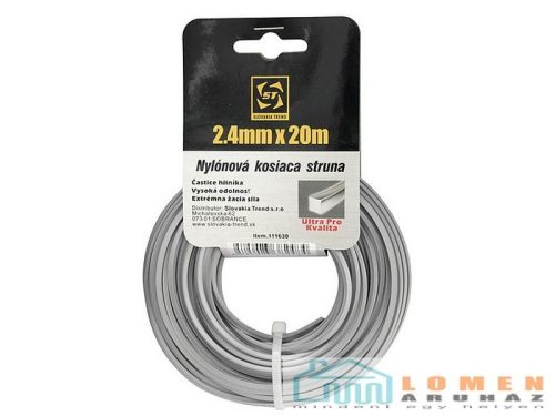 DAMIL FÛSZEGÉLYNYÍRÓHOZ ALULON ADQ 2,4 MM 20 M SZÖGLETES