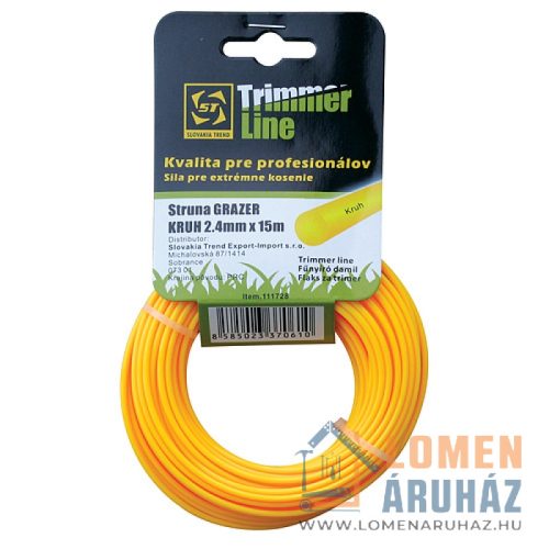 DAMIL FÛSZEGÉLYNYÍRÓHOZ GRAZER PRO KRUH 2,4 MM 15M KEREK