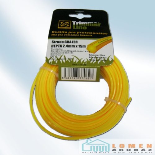 DAMIL FÛSZEGÉLYNYÍRÓHOZ GRAZER PRO HEPTA 2,4 MM 15M HEX