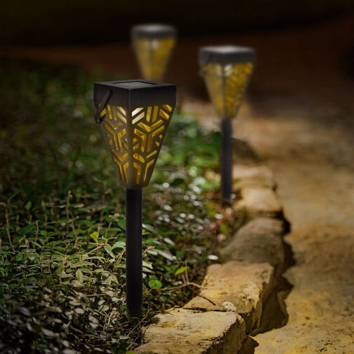 Leszúrható akasztható szolár lámpa négyszög