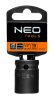 NEO TOOLS Gépi dugókulcs 1/2", 19mm, Cr-Mo