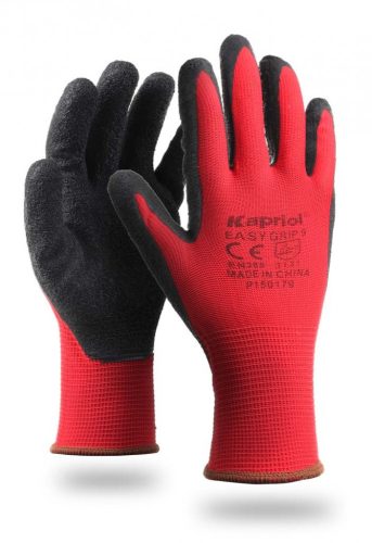 VÉDÕKESZTYŰ KAPRIOL 128020 EASY GRIP PIROS 8-AS