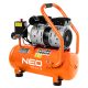 NEO TOOLS Kompresszor, 12L, extra csendes, kefementes motorral, olajmentes, 79(61)dB