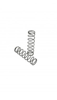 Metszőolló rugó, egykezes gumirozott ollóhoz