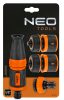 NEO TOOLS Öntözőfej csatlakozókkal 1/2", 4db