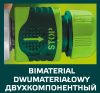 VERTO 30db Tömlő gyorscsatlakozó 1/2" vízstoppos, kétkomponensű, kínálódobozban