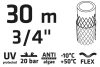 VERTO Locsolótömlő 30 m, 3/4", ECONOMIC, zöld