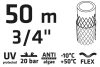 VERTO Locsolótömlő 50 m, 3/4", ECONOMIC, zöld