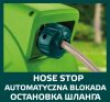 VERTO Autómata tömlődob, 20 m locsolótömlő + 2 m csatlakozó tömlő, 10 bar, PP ház, PVC tömlő, falra szerelhető