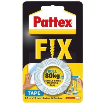 RAGASZTÓ PATTEX FIX MONTÁZSSZALAG 1,5X19 MM 80 KG IG