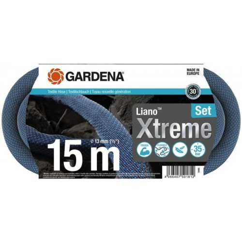 Gardena Liano™ Xtreme Textil locsolótömlő készlet (1/2'), 15 m