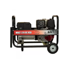   WAGT 220 DC HSB hegesztő áramfejlesztő, 4 mm-es elektródáig, HONDA GX390, +ajándék kerékszett!