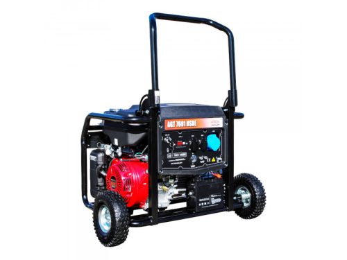 AGT 7601 HSBE TTL áramfejlesztő - HONDA GX390, elektromos indítás, AVR + ajándék szállítókerék!