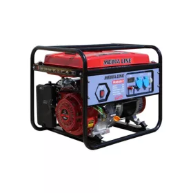MEDIA LINE MLG 6500 áramfejlesztő - 15 LE benzinmotor, AVR