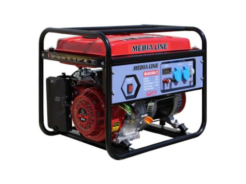 MEDIA LINE MLG 6500 áramfejlesztő - 15 LE benzinmotor, AVR