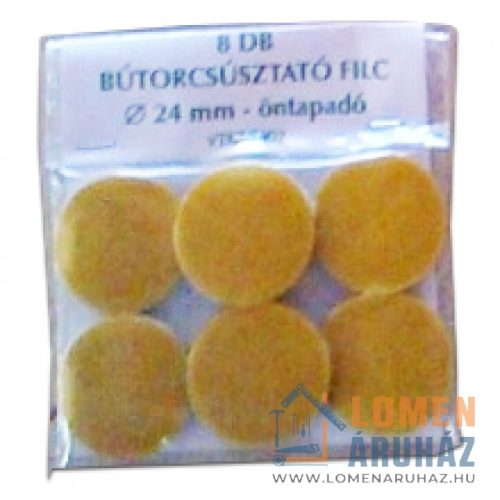 BÚTORCSÚSZTATÓ FILC ¤ 24 MM/8 DB ÖNTAPADÓS