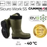 Camminare – Sicuro Work S5 ZÖLD (-40°C) – munkavédelmi EVA csizma 43