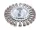 FESTA Sodrott körkefe M14 125 mm inox