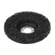 Lev Scotch-Brite néger csiszolótárcsa (nylon tárcsa) hordozótesttel 125x22,2mm