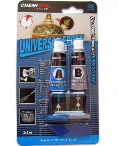 RAGASZTÓ EPOXY UNIVERSAL 2X15 GR KÉTKOMPONENSÛ