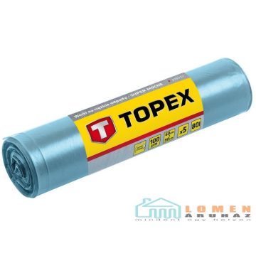 SZEMETESZSÁK TOPEX 23B257 80L KÉK SZUPER ERÕS / 5 db