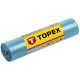 TOPEX Szemeteszsák 80L, Nagy teherbírású, kék, méretek:60x90cm, vastagság: 100 mic, LDPE fólia, 5db