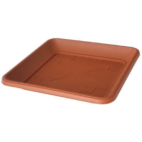 VIRÁGCSERÉP ALÁTÉT TERRA SZÖGLETES 17 CM, 2,4 CM MAGAS 255162